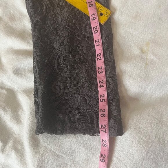 Betsey Boo! 3X Gray Long Sleeve Open Waterfall Front Sheer Lace Cardigan Duster - Picture 14 of 16